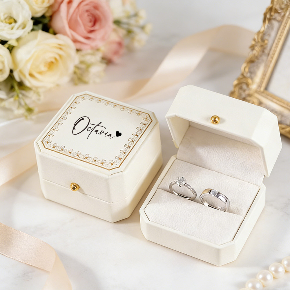 กล่องใส่แหวนหนังเทียมแบบสั่งทำ - Wedding Packaging บทวิจารณ์และราคา