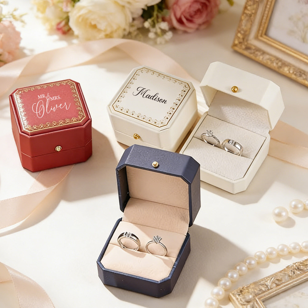 กล่องใส่แหวนหนังเทียมแบบสั่งทำ - Wedding Packaging บทวิจารณ์และราคา