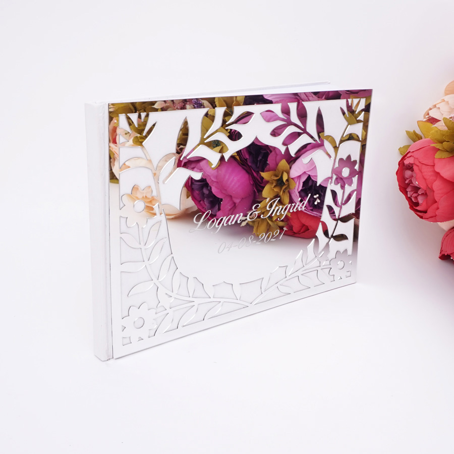 สมุดอวยพรงานแต่งงานอะคริลิคกระ - Personalized Guest Book บทวิจารณ์และราคา