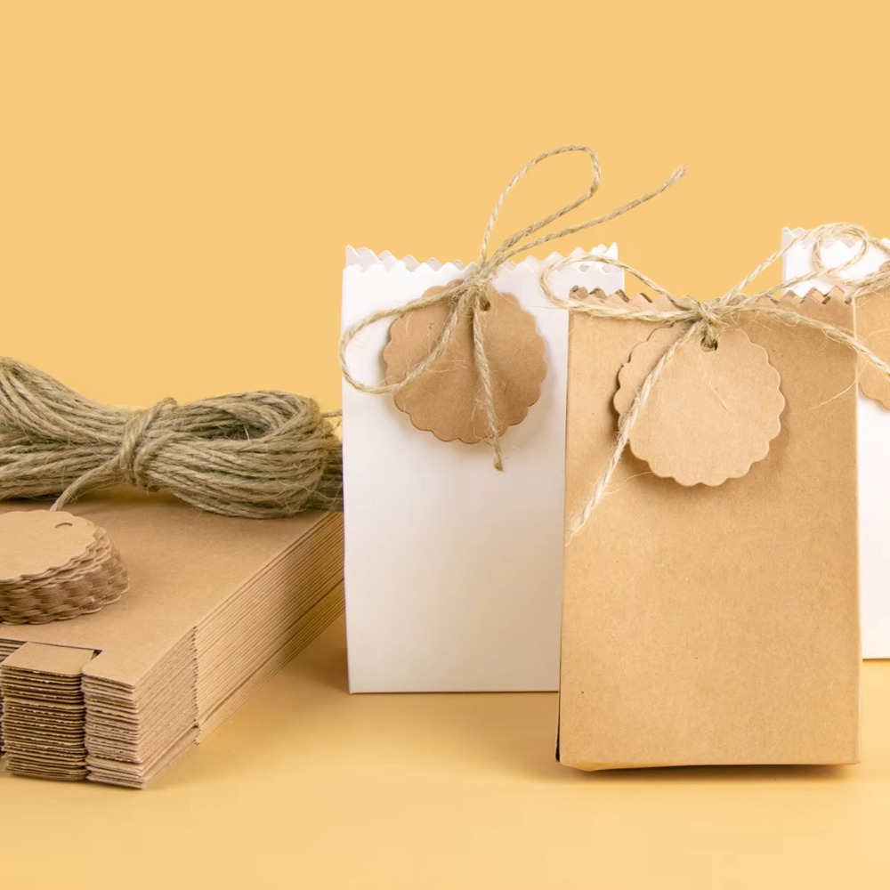 กล่องของขวัญกระดาษคราฟท์สไตล์เ - Wedding Packaging บทวิจารณ์และราคา