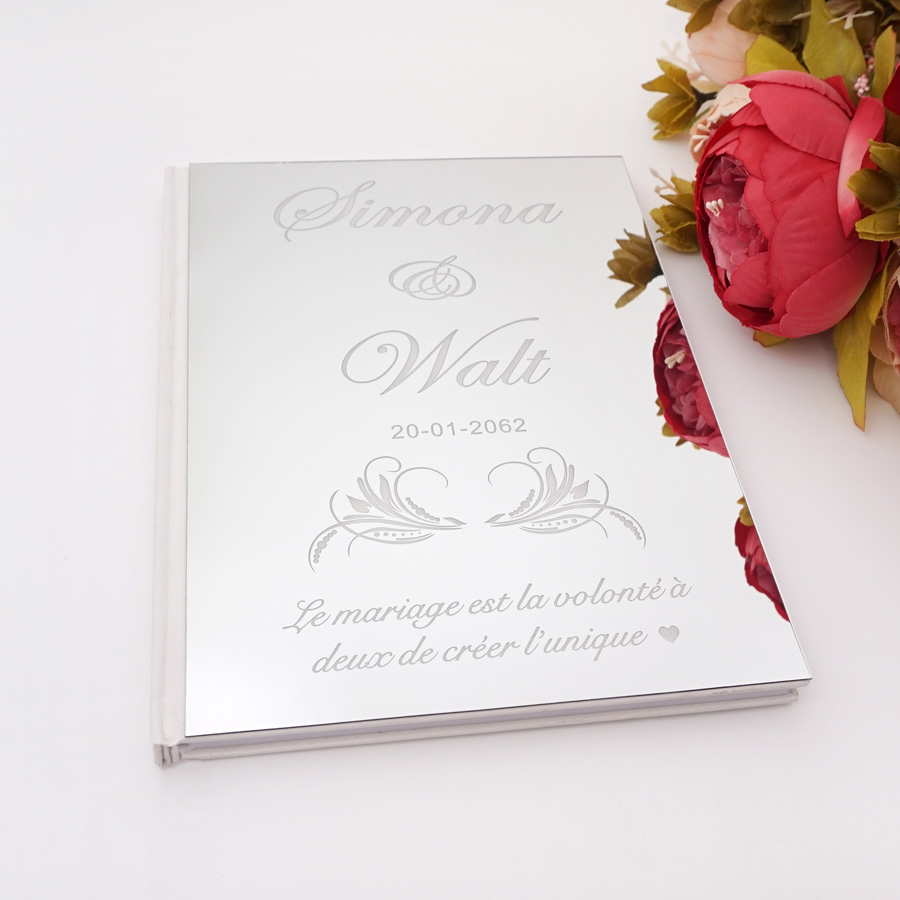 สมุดอวยพรลายมือชื่อสำหรับงานแต - Personalized Guest Book บทวิจารณ์และราคา
