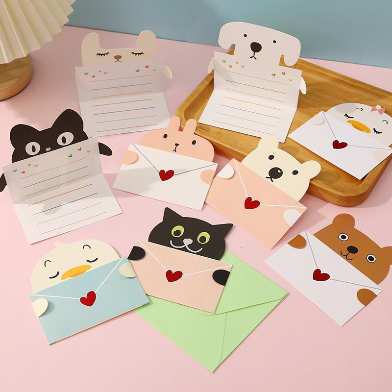 9 ชิ้นการ์ตูนสัตว์ของขวัญการ์ด - Wedding Sutra บทวิจารณ์และราคา