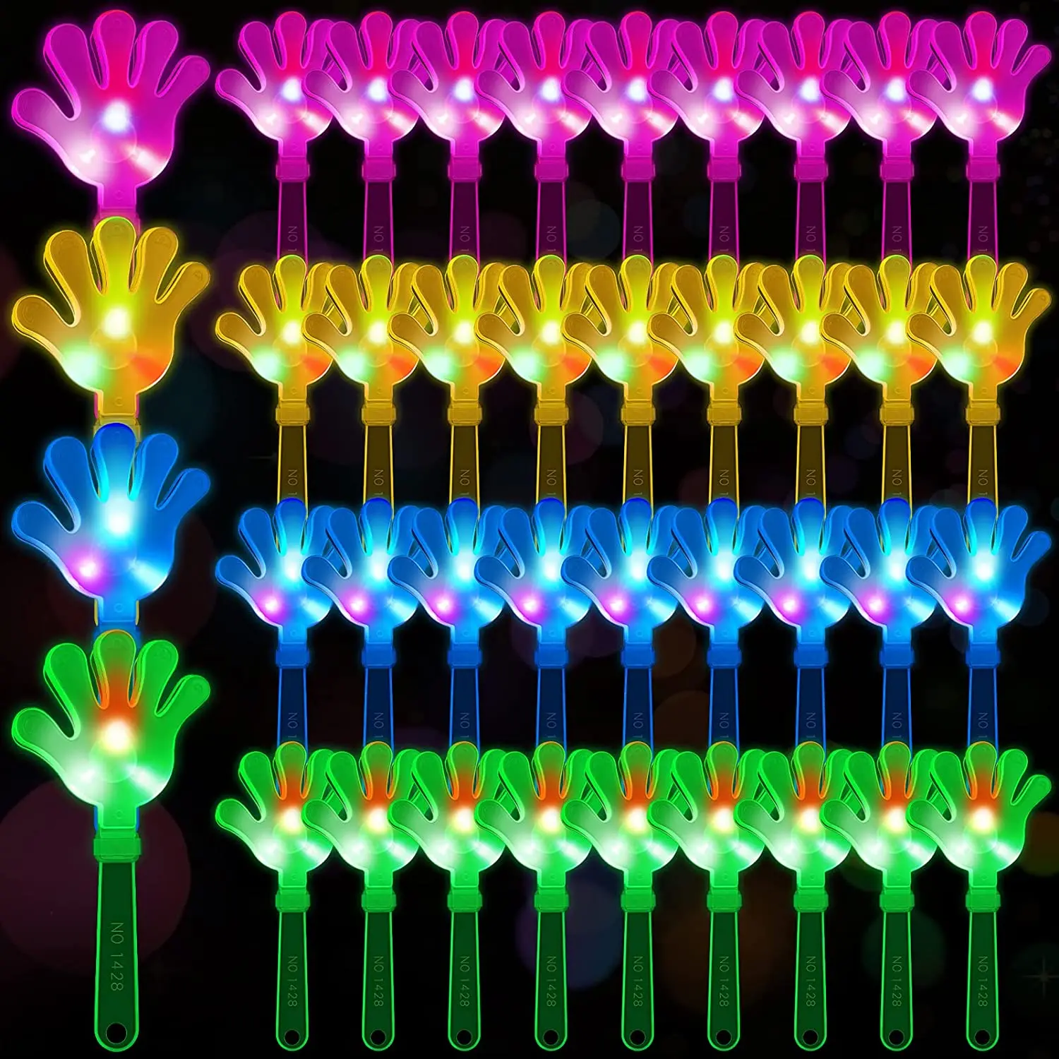 12pcs Hand Clappers Light up L - Wedding Event Supply บทวิจารณ์และราคา
