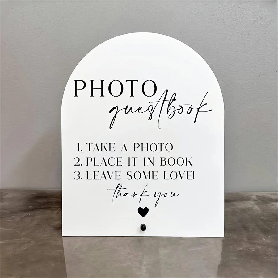 ป้ายหนังสือแขกภาพงานแต่งงานอะค - Personalized Guest Book บทวิจารณ์และราคา
