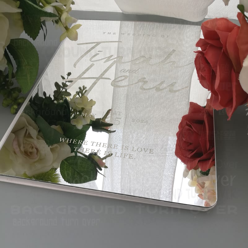 สมุดอวยพรงานแต่งงานแบบส่วนตัว  - Personalized Guest Book บทวิจารณ์และราคา
