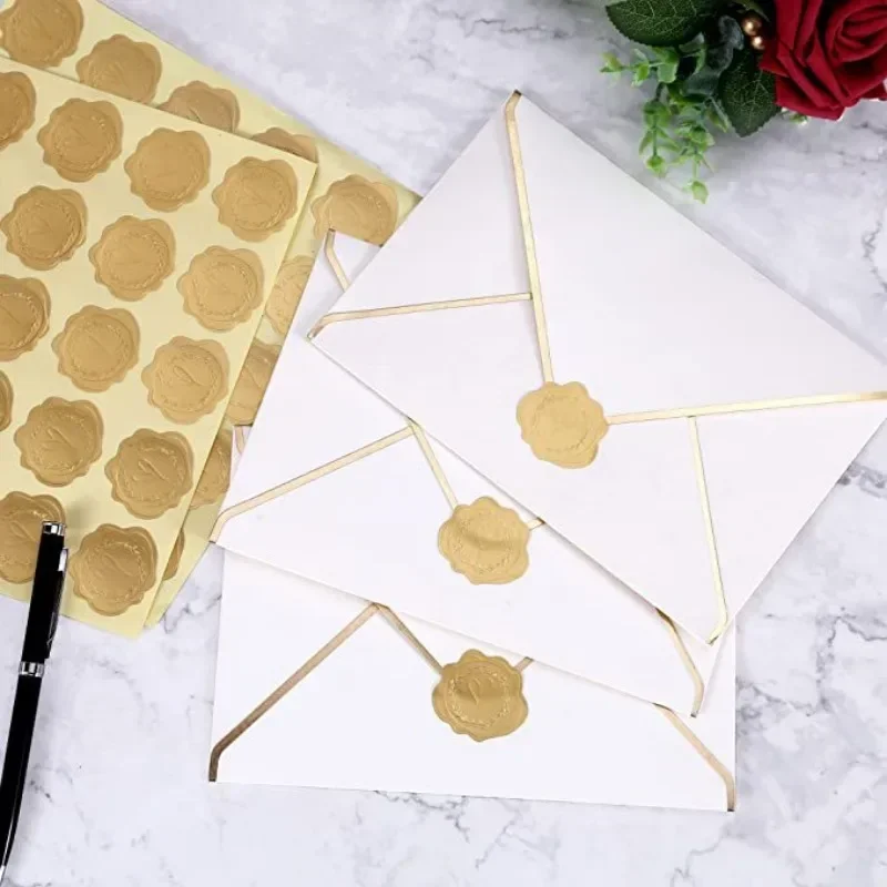 25/100Pcs GOLD นูนสติกเกอร์หัว - Wedding Sutra บทวิจารณ์และราคา