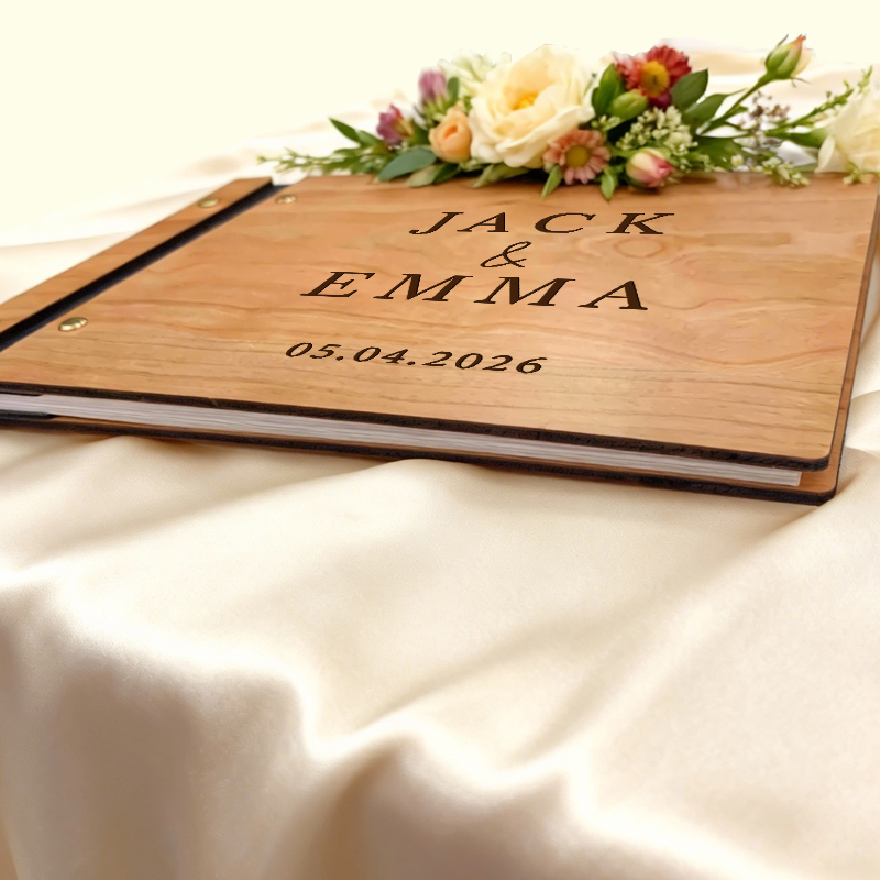 สมุดเยี่ยมงานแต่งงานส่วนตัว -  - Personalized Guest Book บทวิจารณ์และราคา