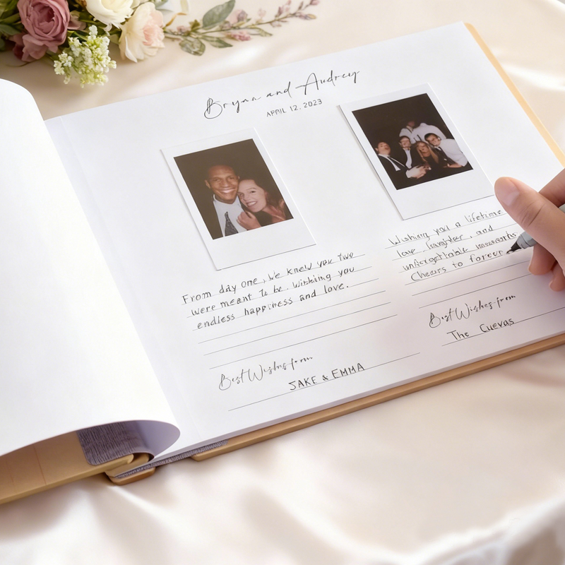 สมุดเยี่ยมงานแต่งงานส่วนตัว -  - Personalized Guest Book บทวิจารณ์และราคา