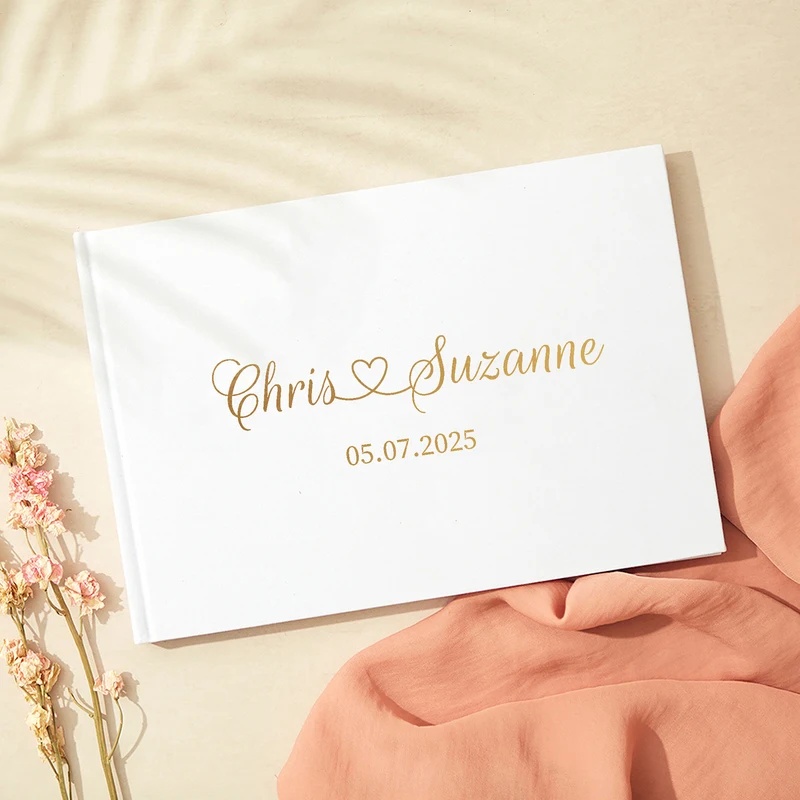 สมุดอวยพรงานแต่งงานแบบเฉพาะตัว - Personalized Guest Book บทวิจารณ์และราคา