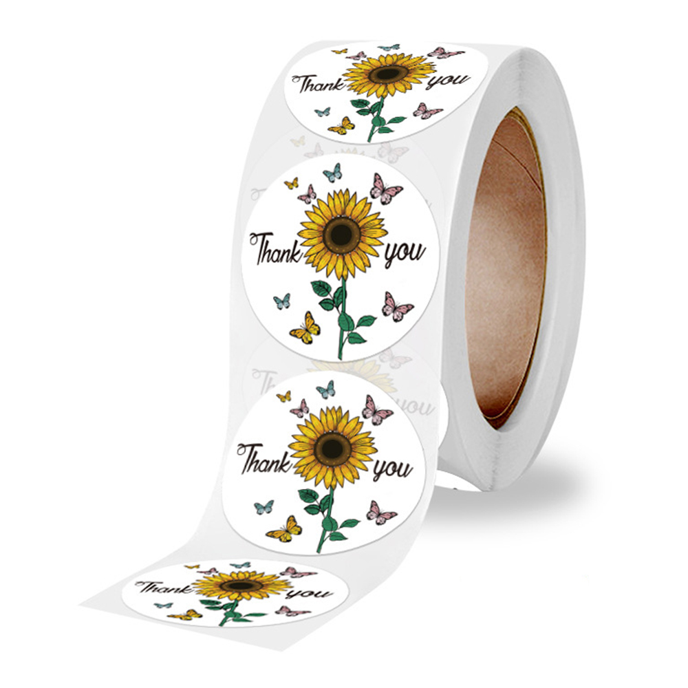 สติกเกอร์ขอบคุณกลม100-500ชิ้นฉ - Wedding Sutra บทวิจารณ์และราคา
